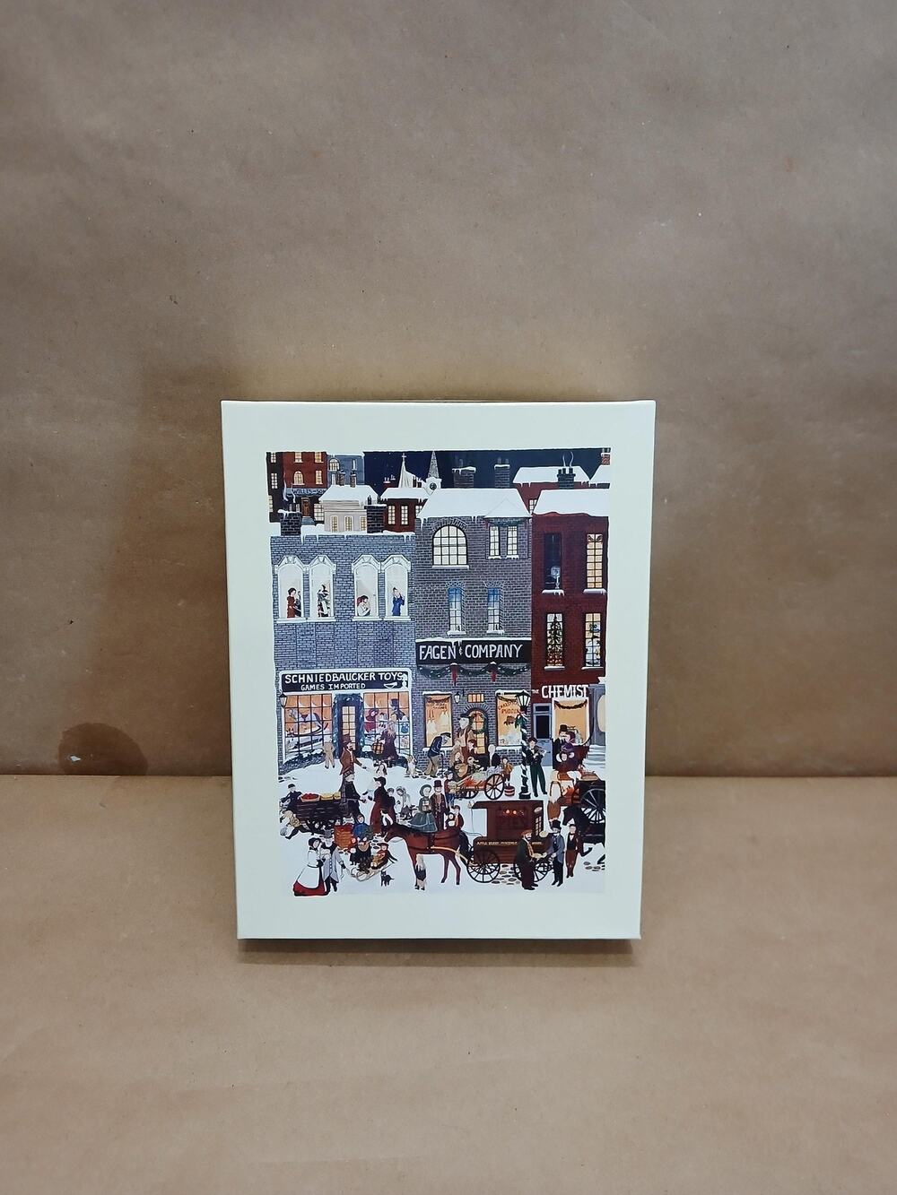 Vintage 1994 Lang Deluxe Christmas Cards Boxed Set In Memory of Dickens Embossed